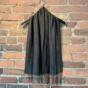Cashmink Mantles Scarf Brown Tones.